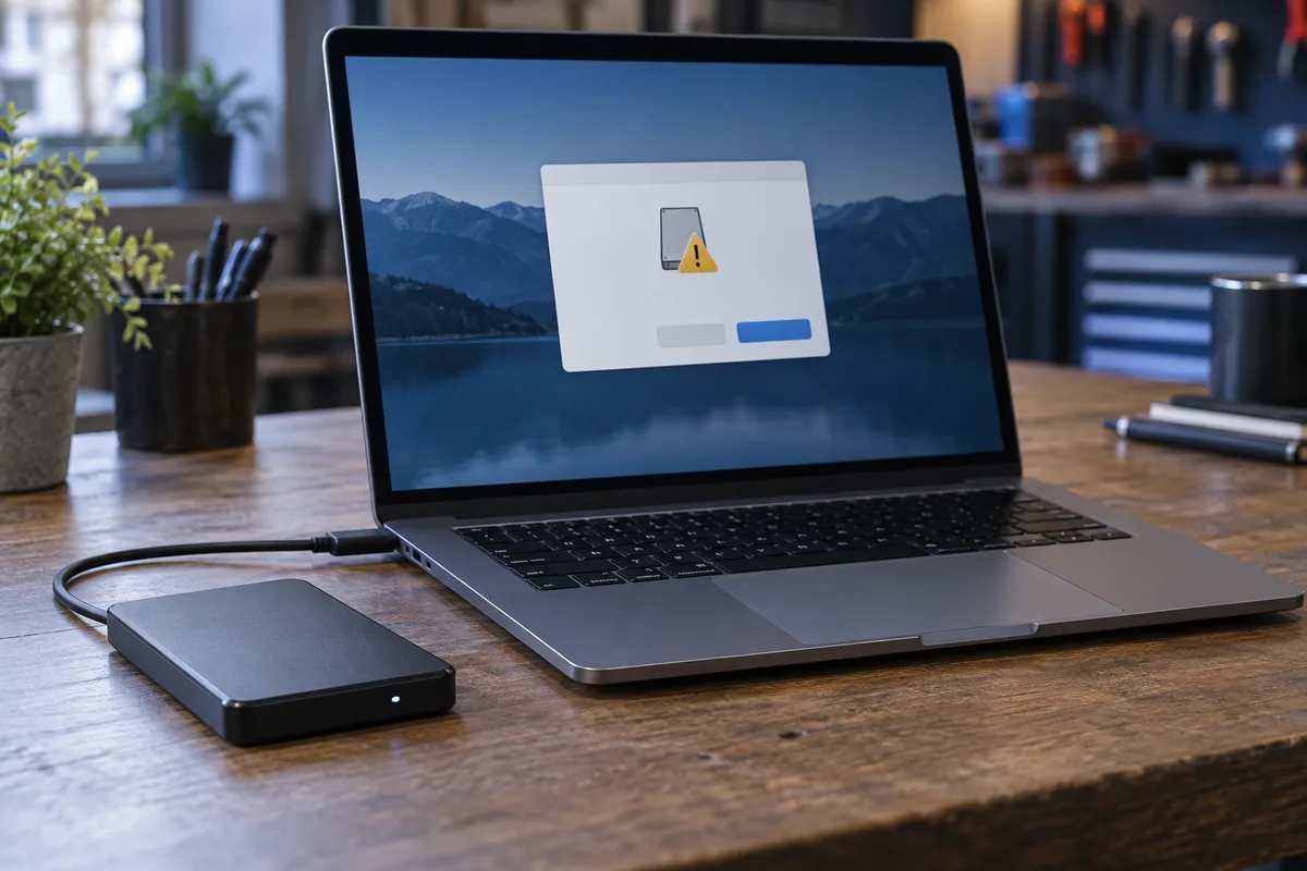 External drive asks to be formatted: what if important files are on it?