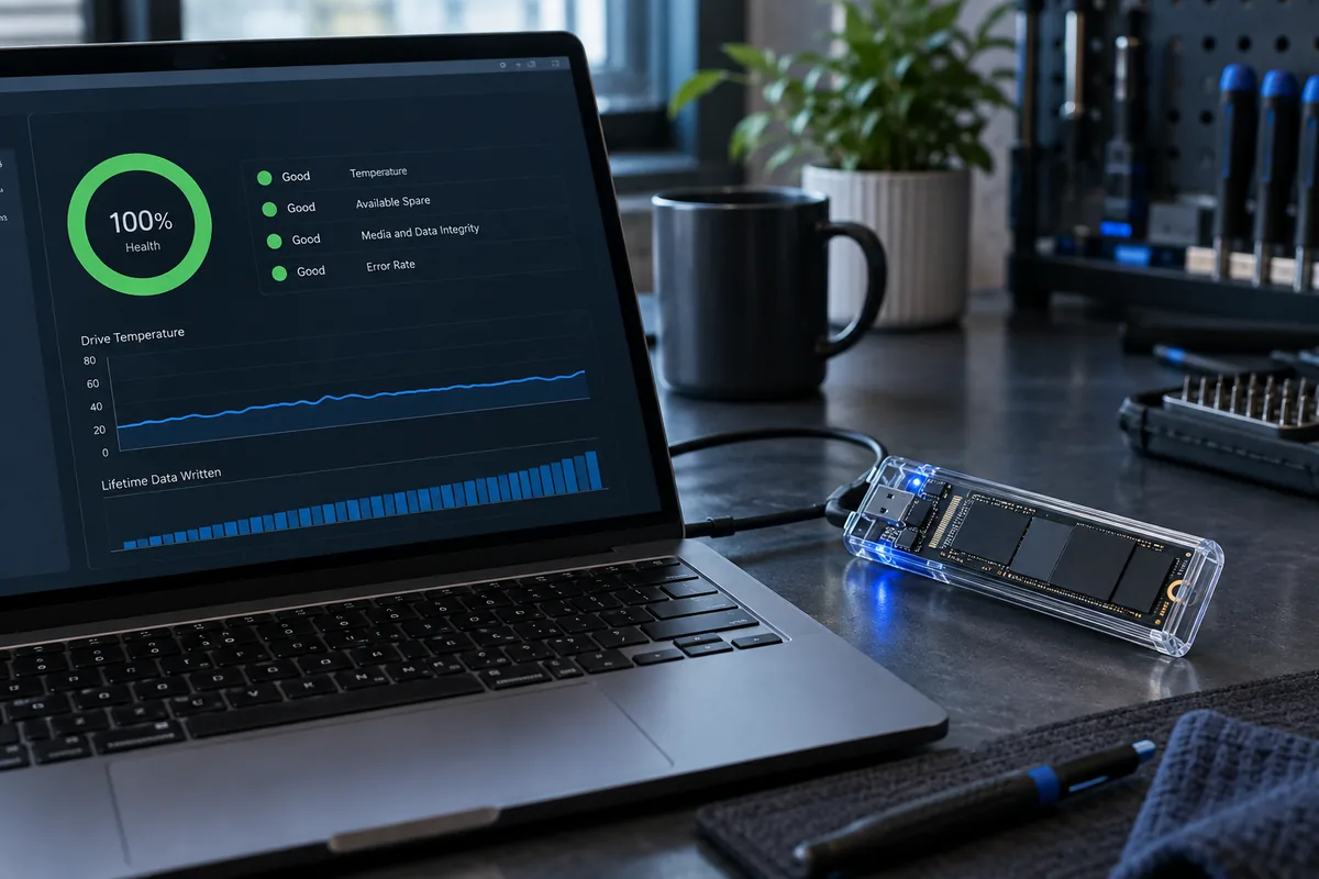 SSD sveikata ir SMART: ar geras procentas garantuoja patikimumą?
