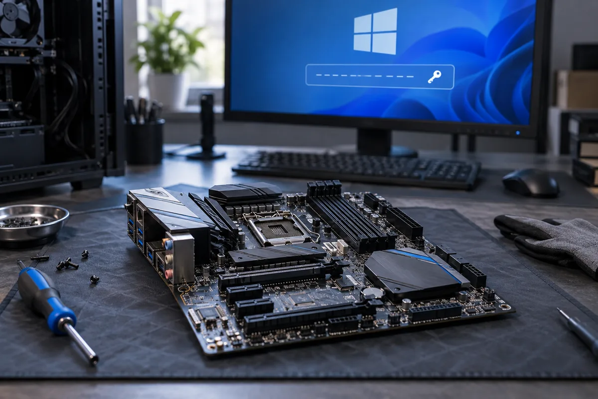 Windows aktyvinimas po motininės plokštės keitimo: ką pasiruošti?