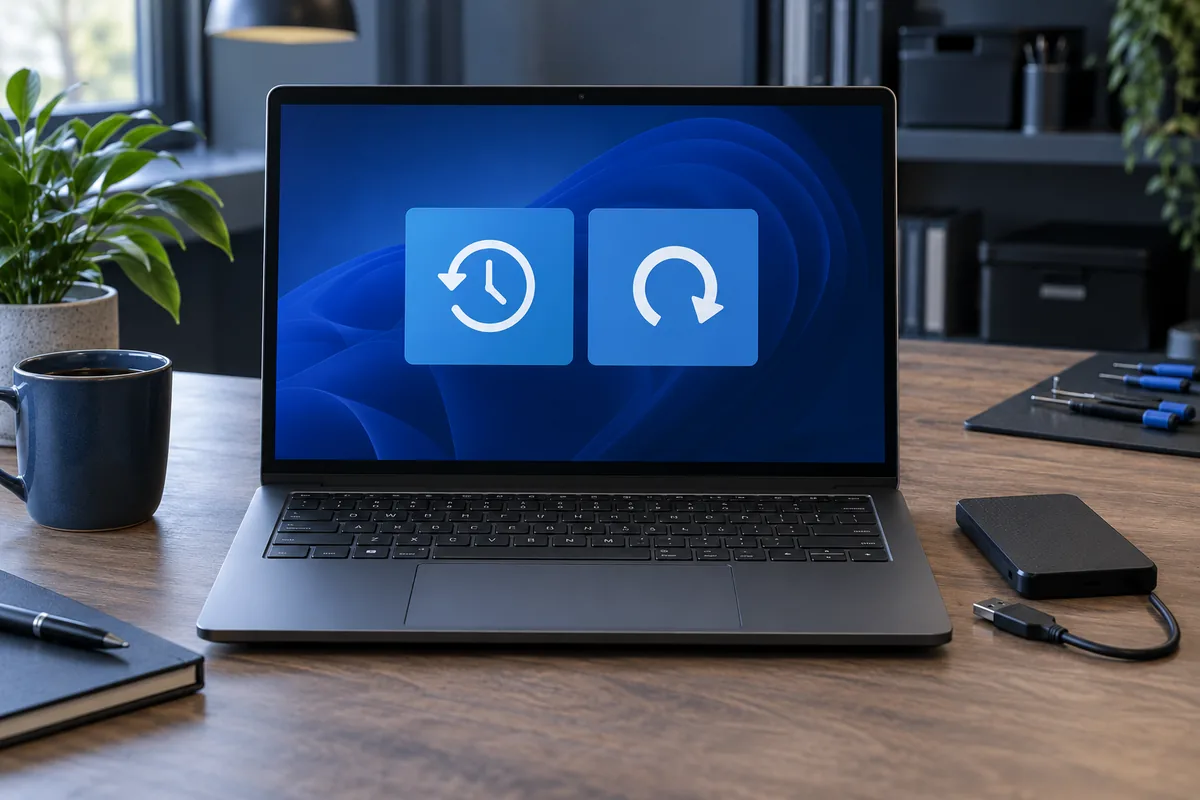 Windows atkūrimo taškas ar kompiuterio atstatymas: kuo skiriasi?