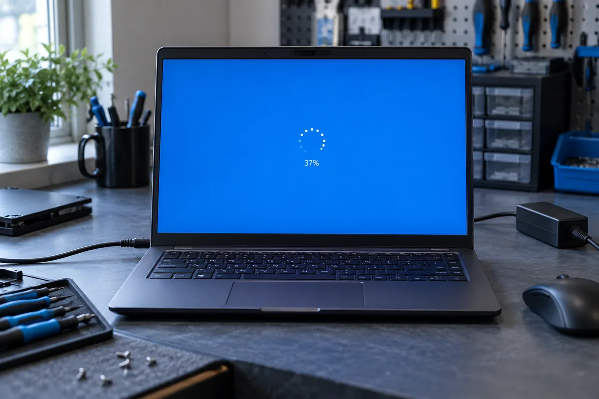 Windows atnaujinimas sustojo ties procentais: kada laukti, o kada tikrinti?