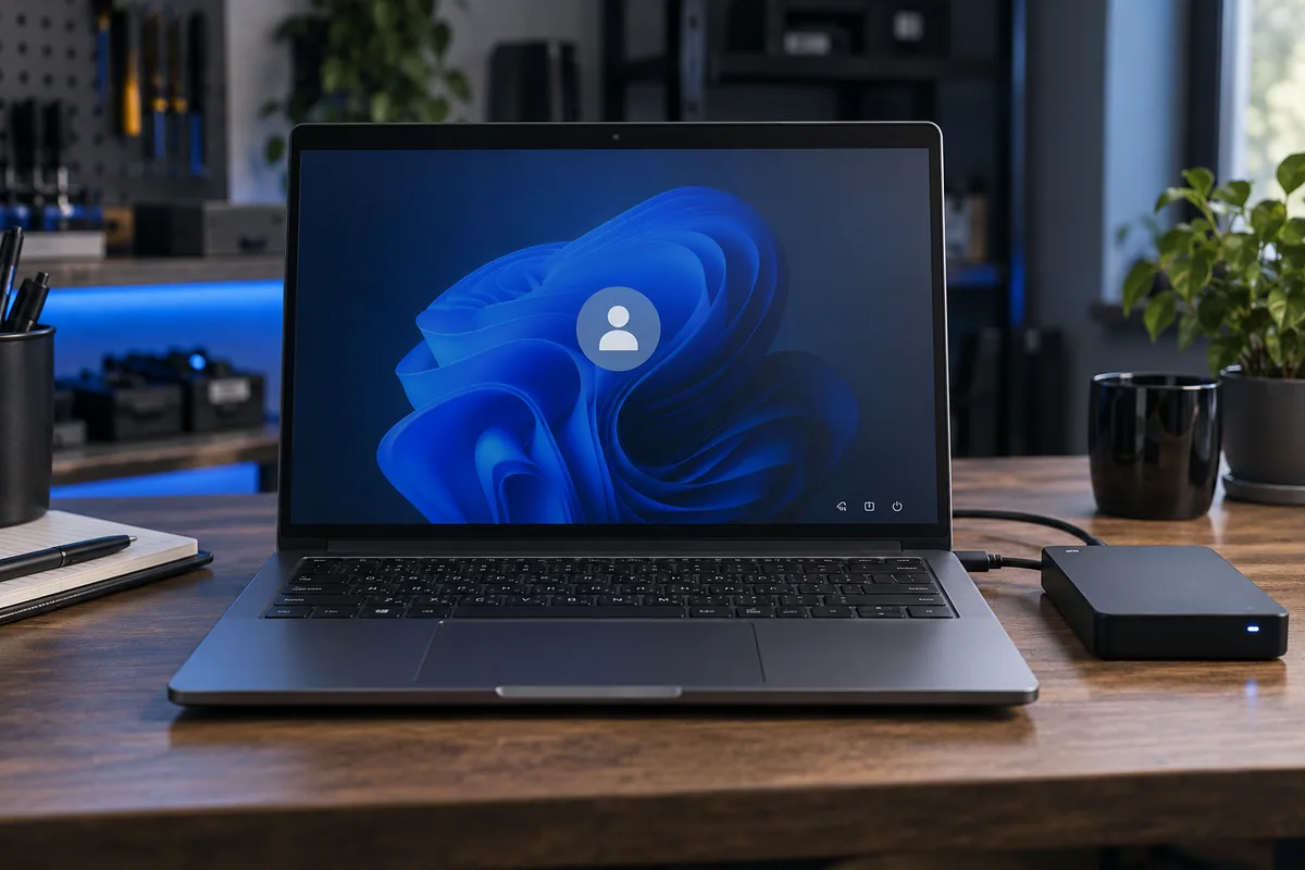Windows prisijungė su laikinu profiliu: kur dingo darbalaukio failai?