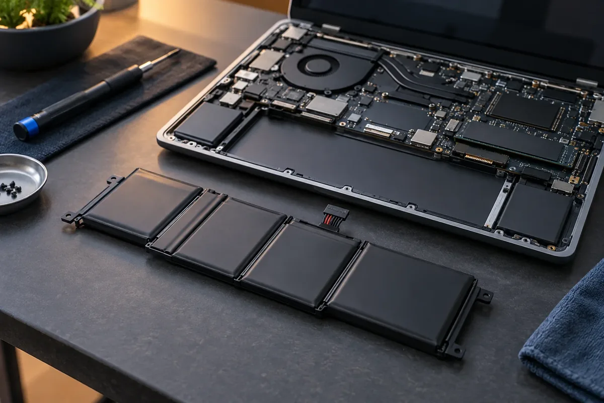 Paslaugos iliustracija: MacBook baterijos keitimas Vilniuje