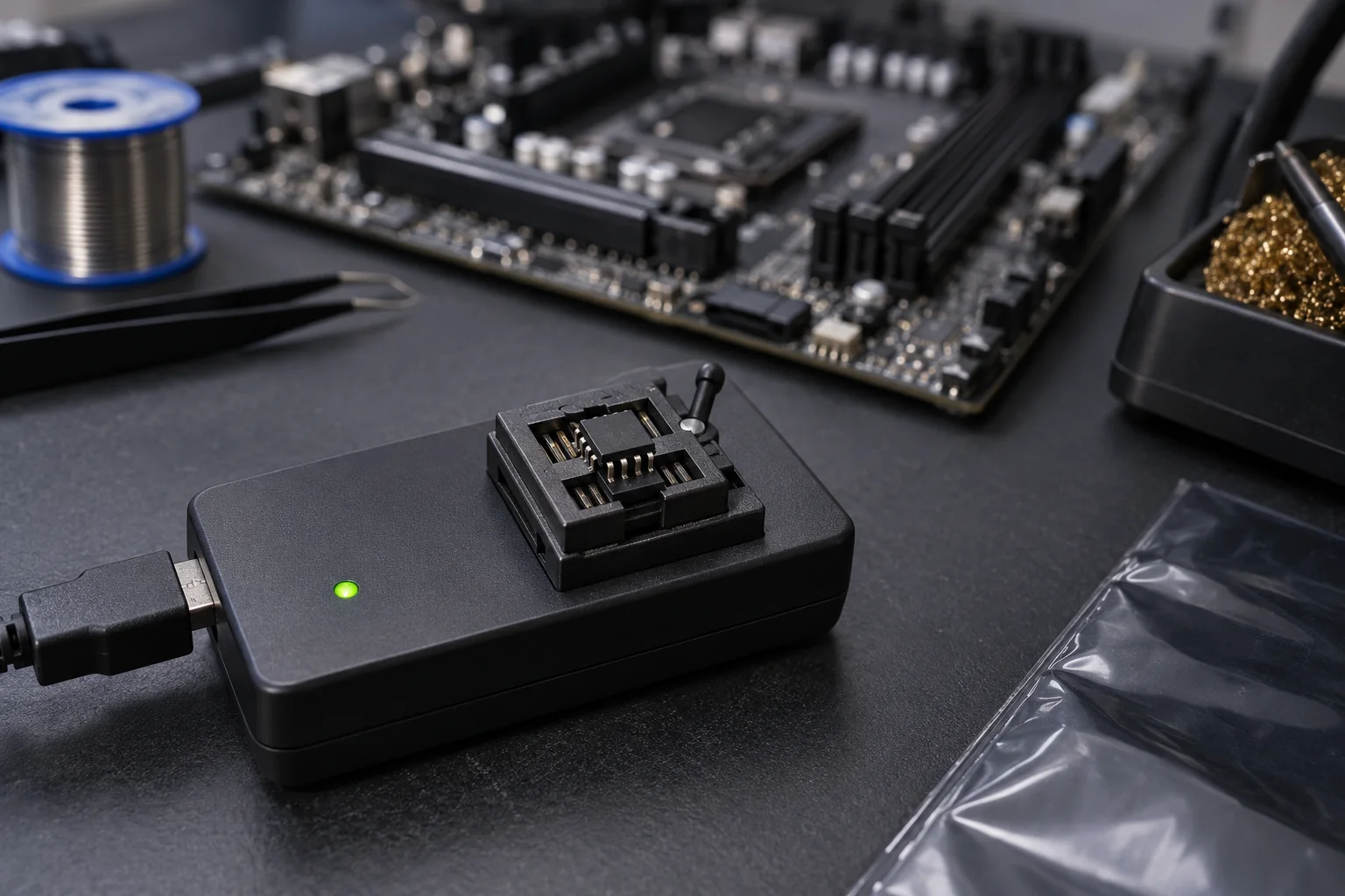 BIOS perrašymas su programatoriumi