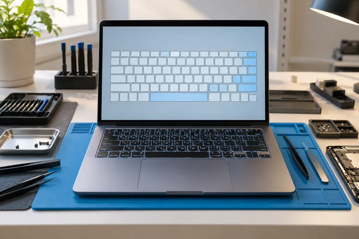 Проверка клавиш и подсветки клавиатуры MacBook
