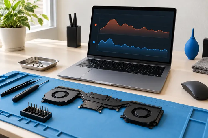 Проверка охлаждения и температуры MacBook